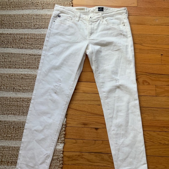 Ag Adriano Goldschmied Denim - AG Adriano Goldschmieo The Stevie Ankle Slim Straight Leg Size 30